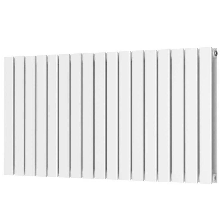 Scudo Bravo White 600 x 1158mm Horizontal Single Designer Radiator