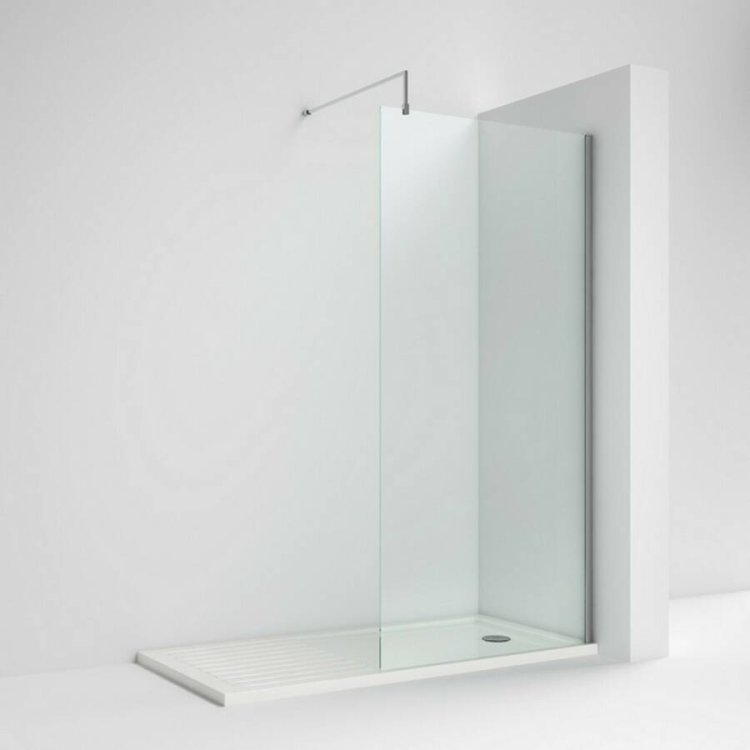 Nuie Chrome 1400mm Wetroom Panel