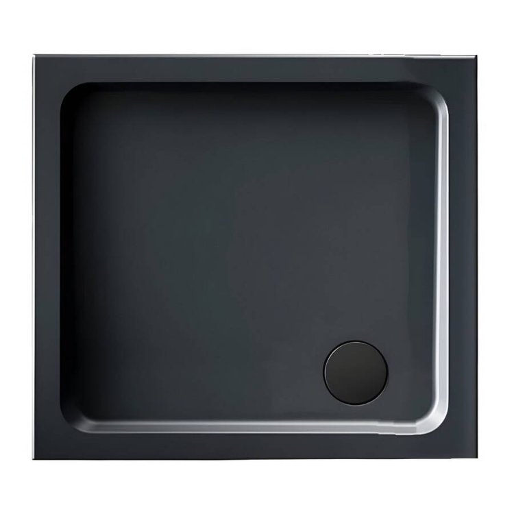 Kudos Kstone 800mm Anti Slip Slate Grey Square Shower Tray 