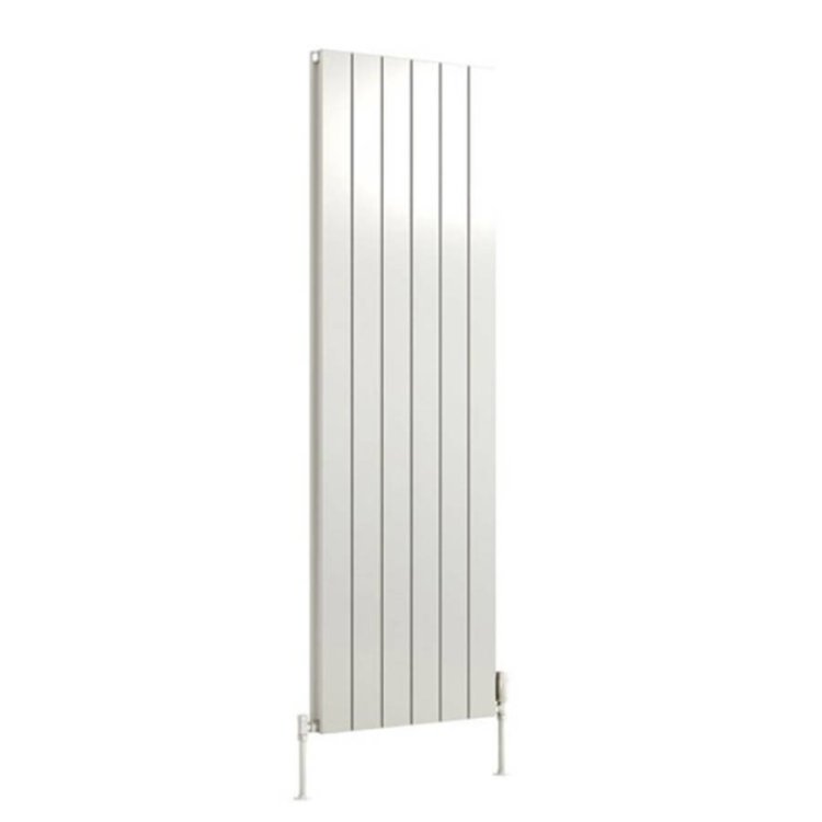 WS-Reina Casina Single Vertical White Aluminium Radiator 1800 x 375mm-1
