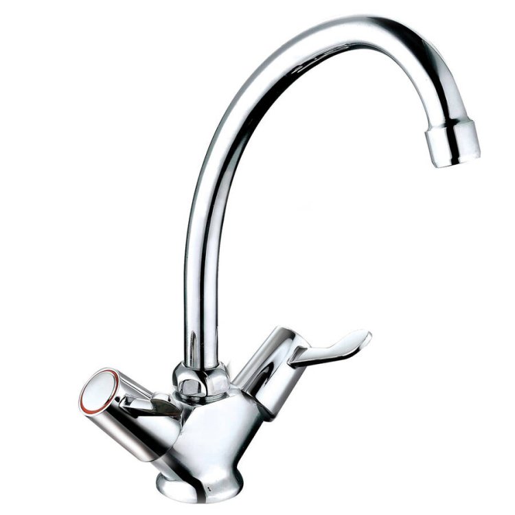Trisen Chrome Lever Kitchen Mixer Tap