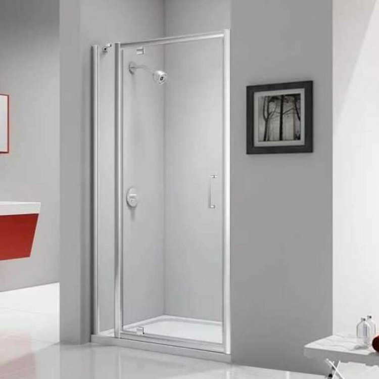 Merlyn Ionic Express 900mm to 960mm Pivot Shower Door & Inline Panel Recess Installation