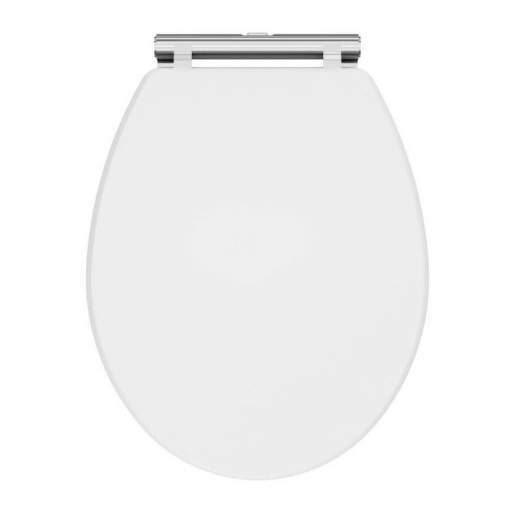 Nuie Classique White Round Quick Release Soft Close Toilet Seat