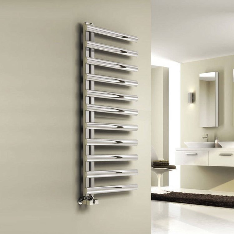 WSB-Reina Cavo Polished Stainless Steel Designer Towel Rail 880 x 500mm-1