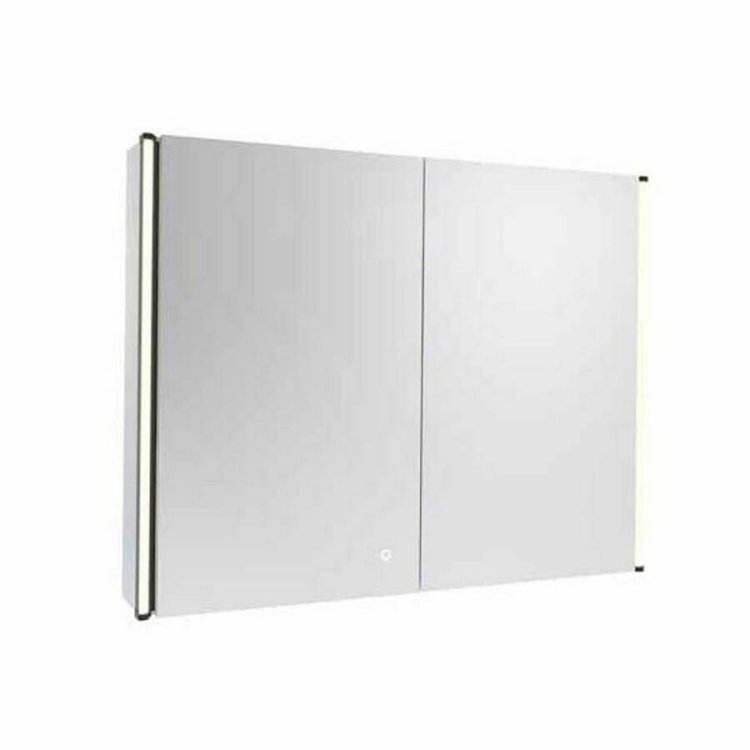 Tavistock Façade 800mm Double Door Illuminated Bathroom Cabinet