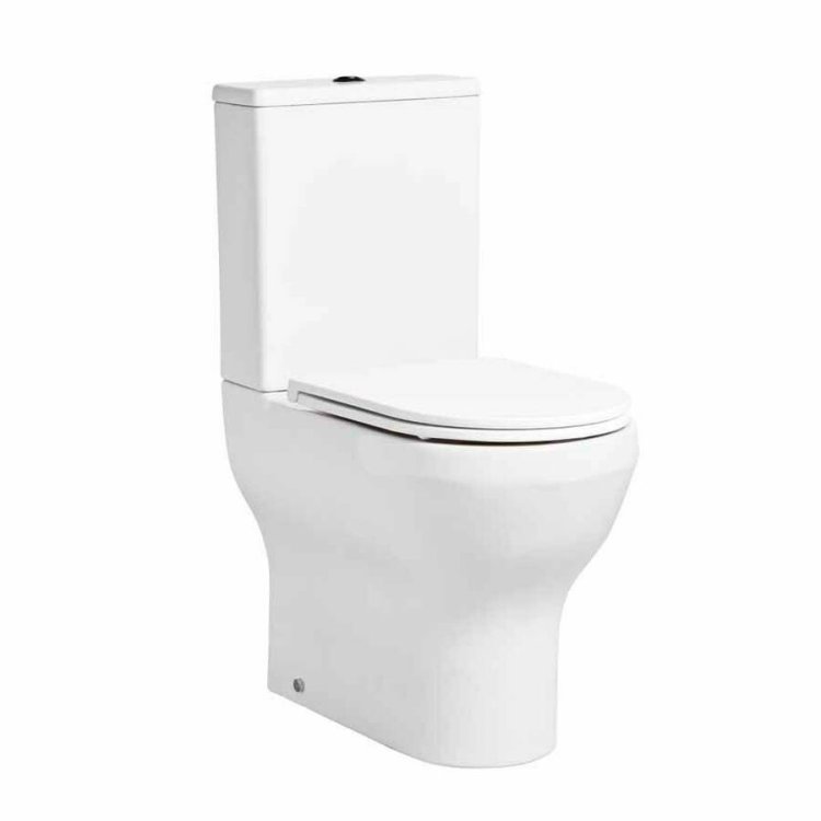 Tavistock Micra Evo Comfort Height Fully Enclosed Close Coupled WC Pan and Contactless Flush Cistern