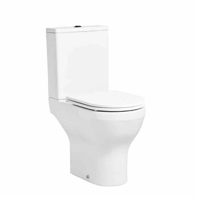 Tavistock Micra Evo Comfort Height Open Back Close Coupled WC Pan and Contactless Flush Cistern