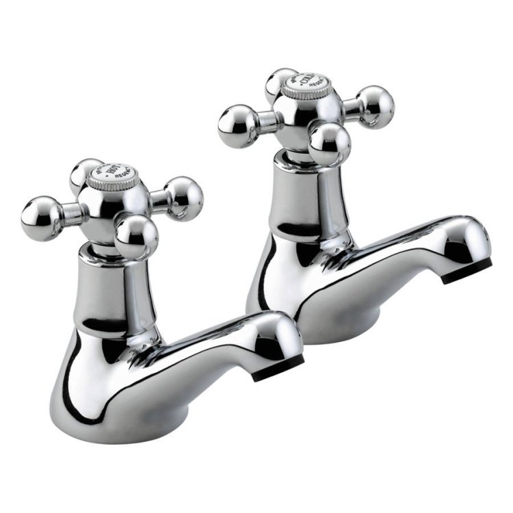 WS-Bristan Regency Chrome Basin Taps-1