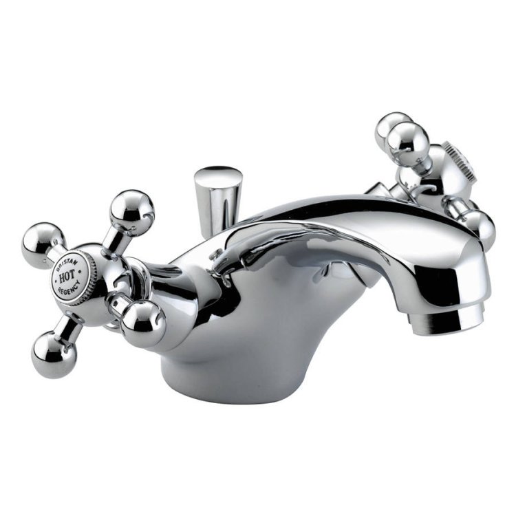 WS-Bristan Regency Chrome Basin Mixer with Pop-Up Waste-1