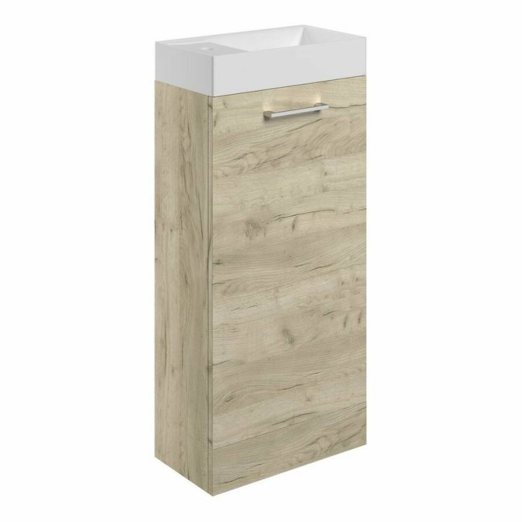 Ajax Walesby 410mm Oak Floor Standing Vanity Unit