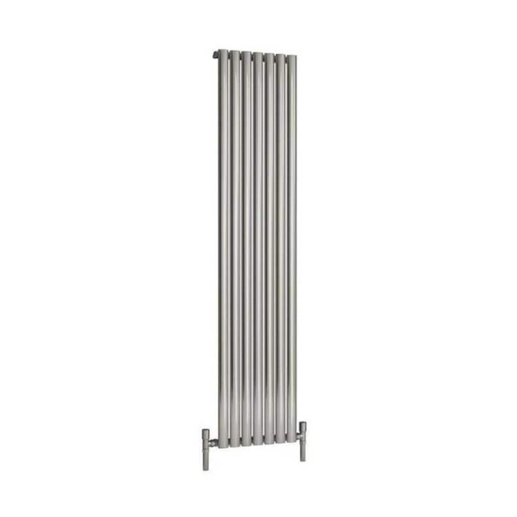 WSB-Reina Nerox Vertical Brushed Stainless Steel Double Designer Radiator 1800 x 472mm-1