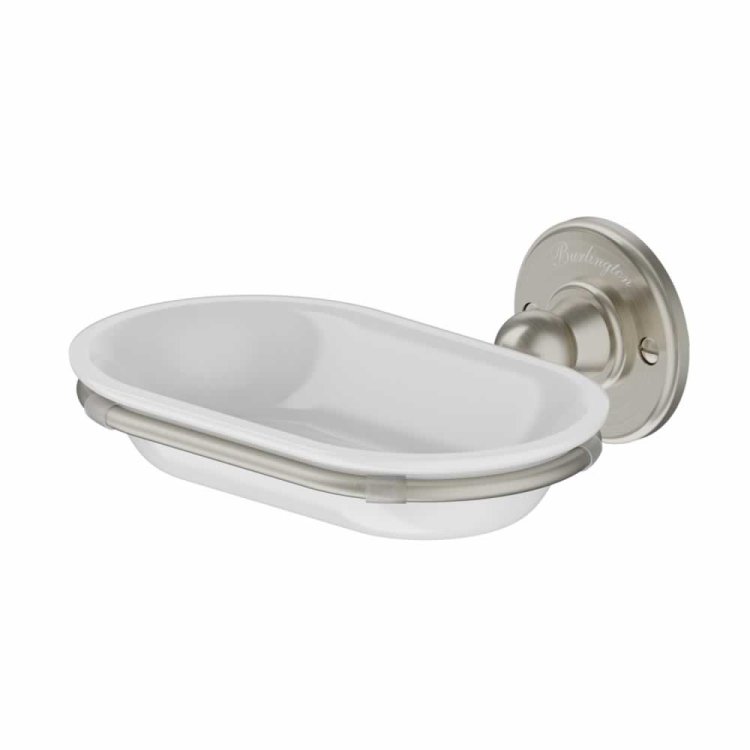Burlington Brushed Nickel Soap Dish A19BNKL
