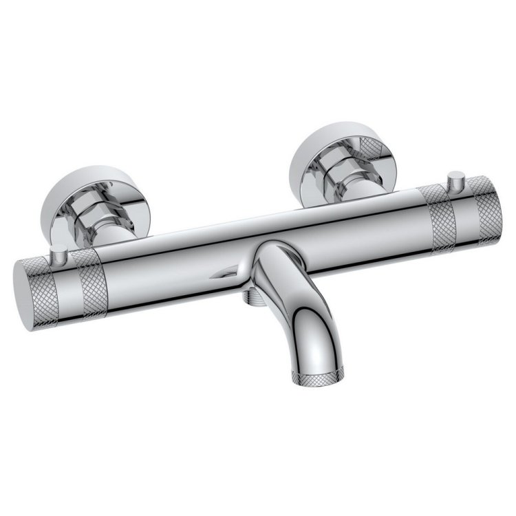 Scudo Core Chrome Wall Mounted Bath Shower Mixer NU-139