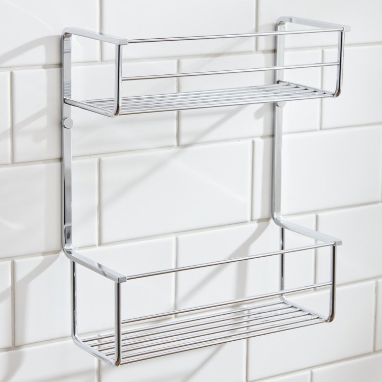 Miller Classic Chrome Two Tier Shower Basket