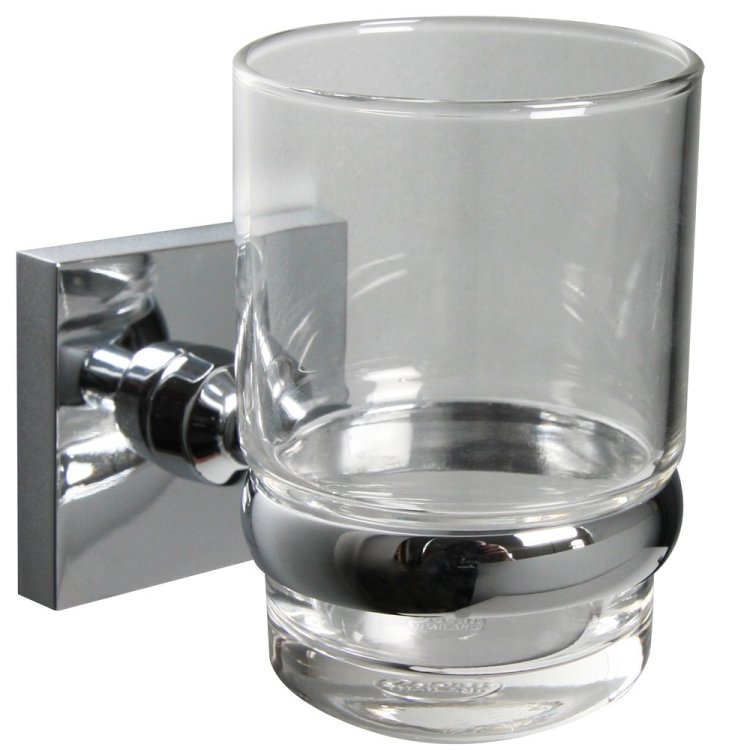 Miller Cube Chrome Tumbler Holder