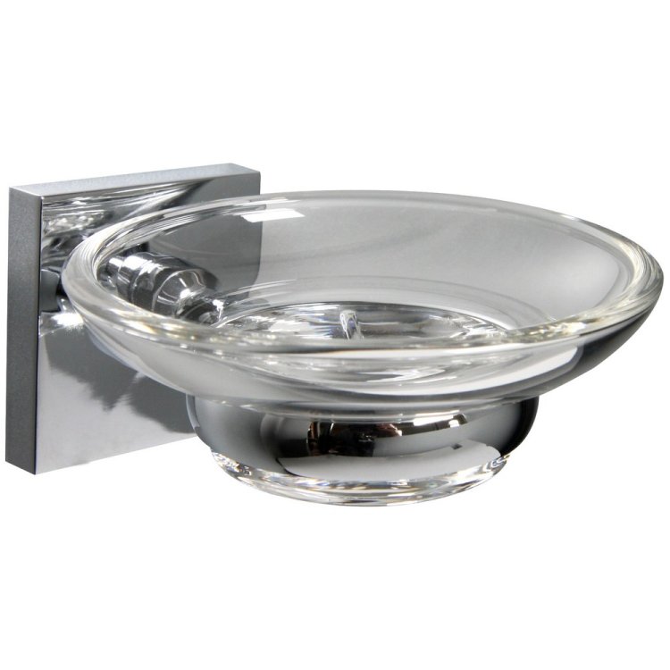 Miller Cube Chrome Soap Dish