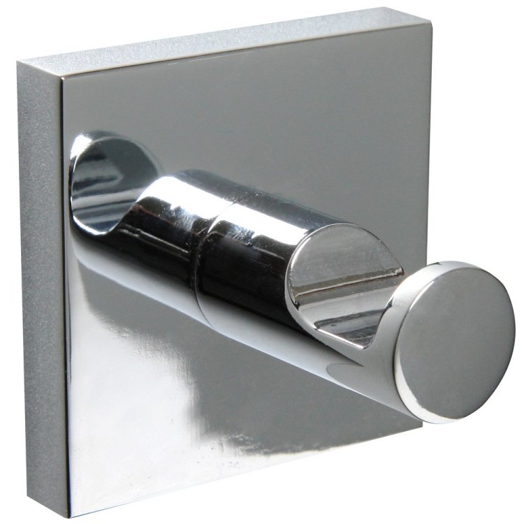 Miller Cube Chrome Single Robe Hook