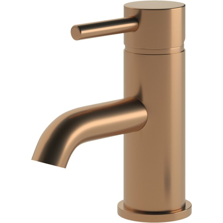 Ajax Ouse Brushed Bronze Basin Mixer and Waste