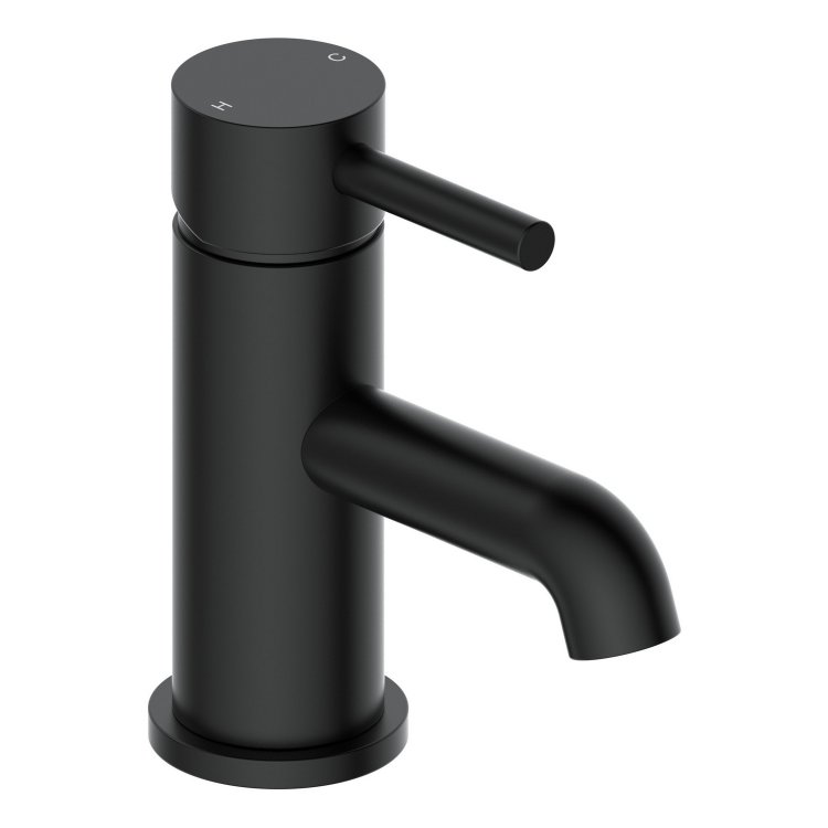 Ajax Ouse Matt Black Basin Mixer and Waste