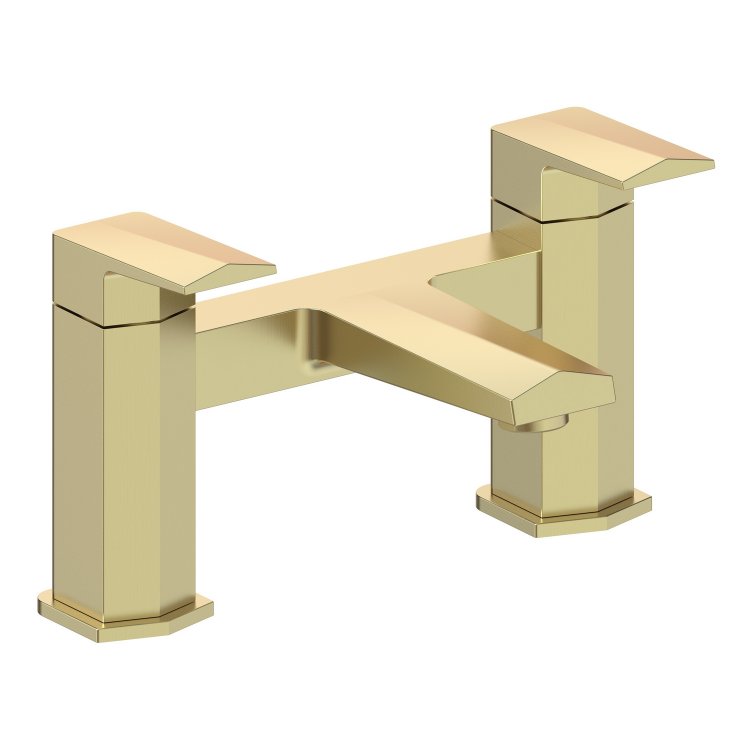 Ajax Welland Brushed Brass Bath Filler