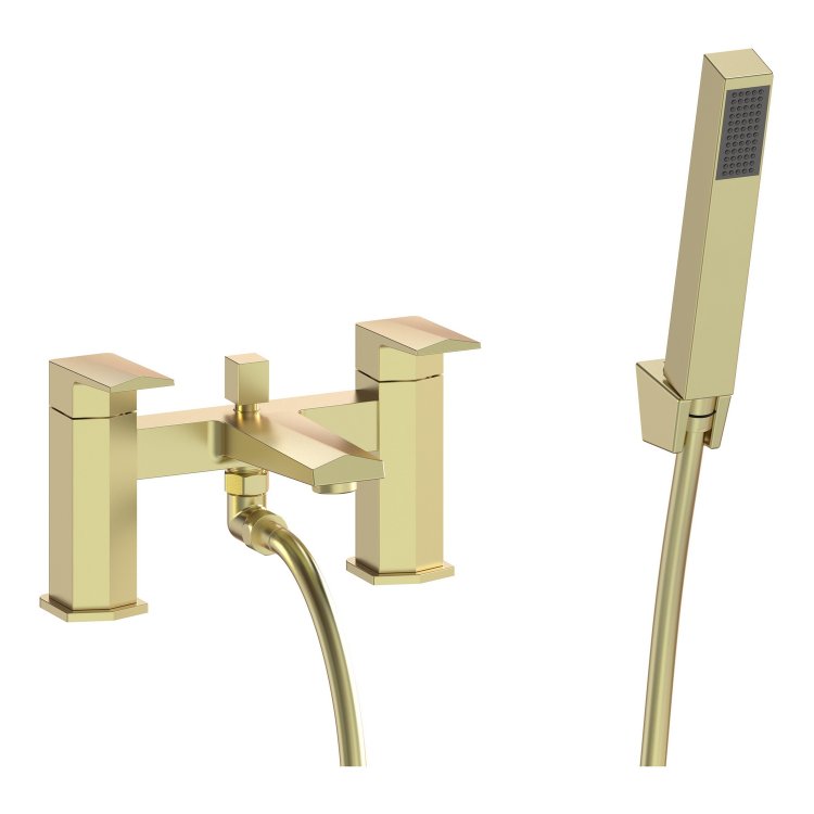 Ajax Welland Brushed Brass Bath Shower Mixer