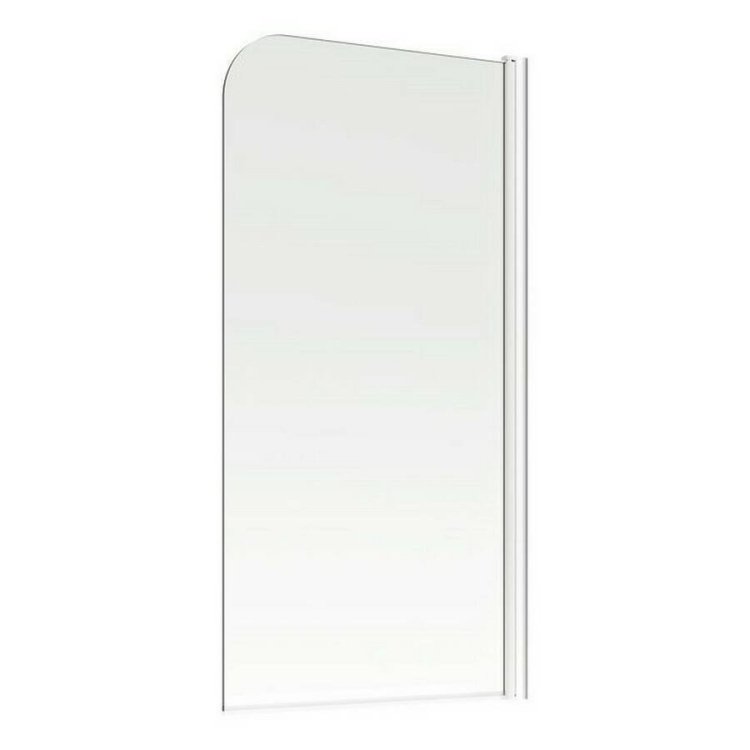 Ajax 1400mm Chrome Single Curved Bath Screen