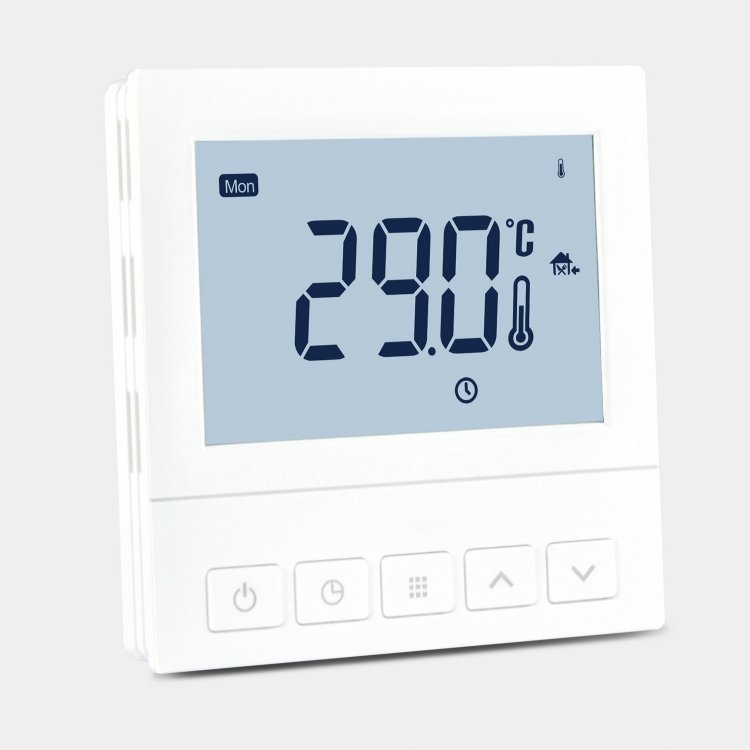 Ajax White Digital Programmable Thermostat