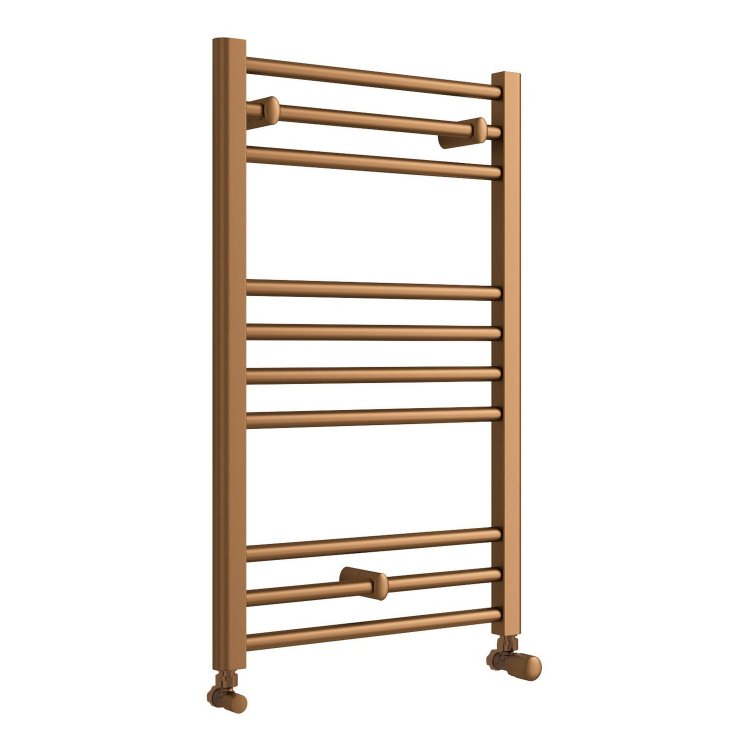 Ajax Kenwick 800 x 500mm Brushed Bronze Straight Towel Warmer