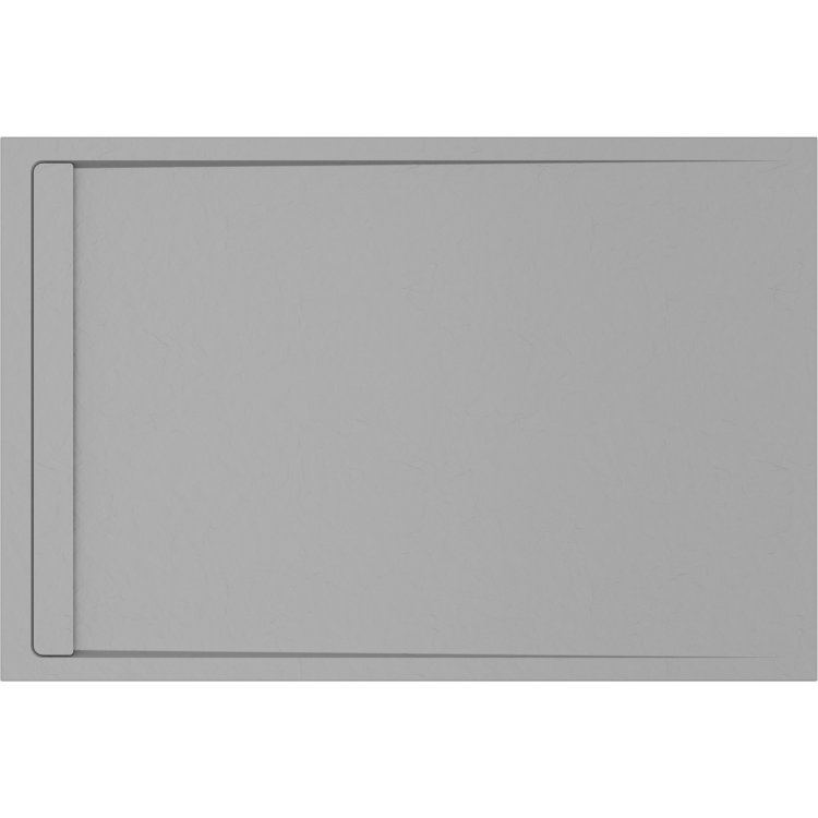 Ajax Linear Grey Slate 1700 x 800mm Rectangular Shower Tray