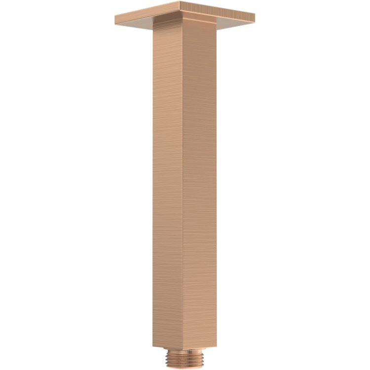 Ajax Hedon Brushed Bronze 180mm Square Ceiling Arm