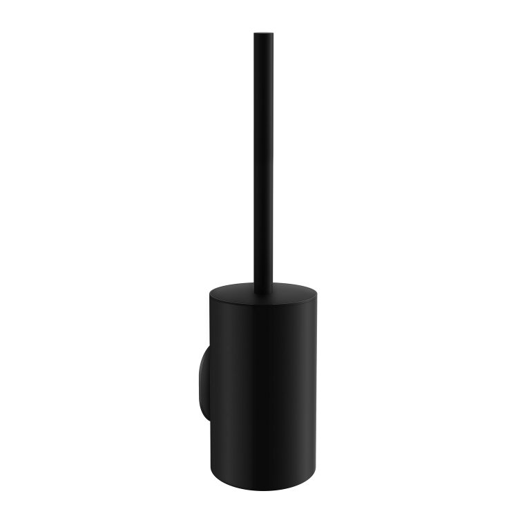 Smedbo Dot Matt Black Toilet Brush and Holder