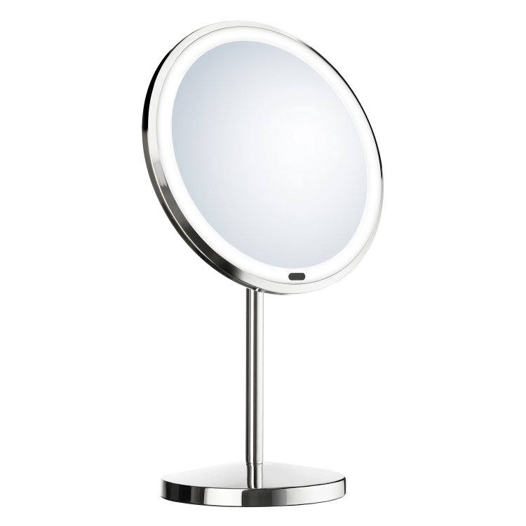 Smedbo Beslagsboden Chrome Freestanding LED Makeup Mirror