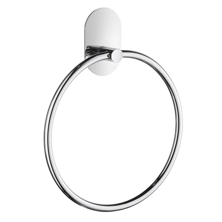 Smedbo Beslagsboden Chrome Self Adhesive Towel Ring