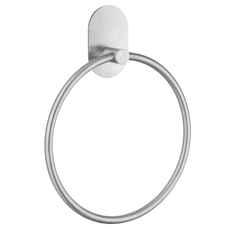 Smedbo Beslagsboden Brushed Stainless Steel Self Adhesive Towel Ring