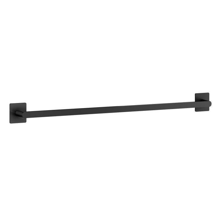 Smedbo Beslagsboden Cube Self Adhesive Towel Rail in Black