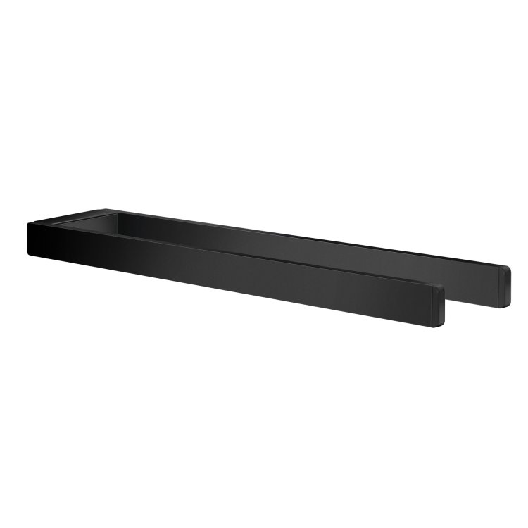 Smedbo Outline Black Double Towel Rail