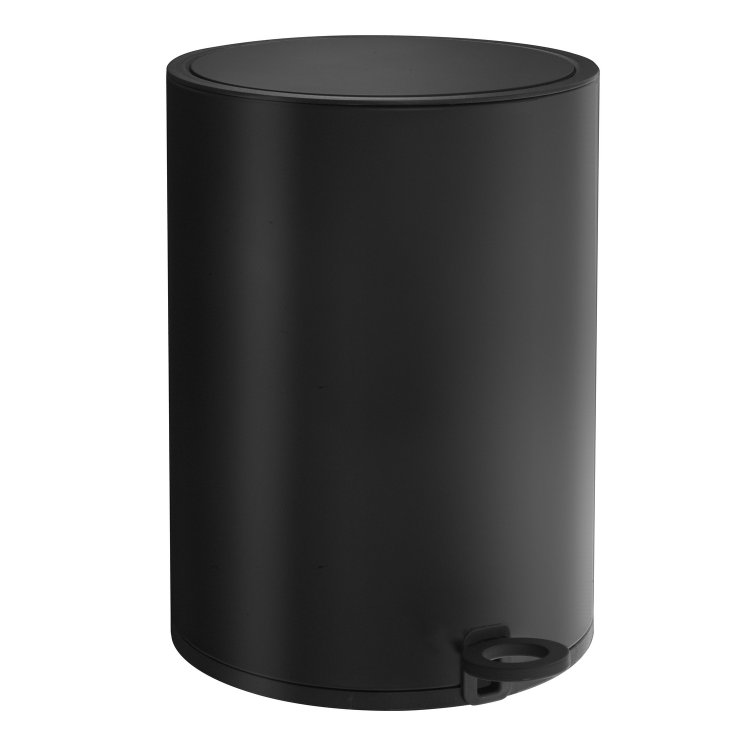 Smedbo Outline Lite Matt Black 6L Soft Close Pedal Bin