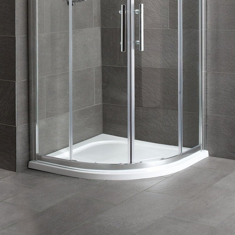 Volente 800 x 800mm Quadrant Shower Tray