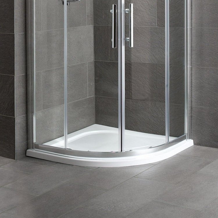 Volente 1000 x 1000mm Quadrant Shower Tray