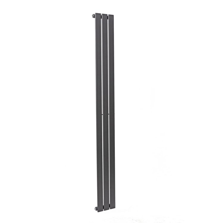 Scudo Bravo Anthracite 1800 x 204mm Vertical Single Designer Radiator