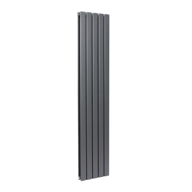 Scudo Bravo Anthracite 1800 x 340mm Vertical Double Designer Radiator