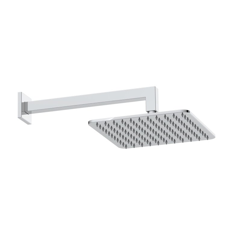 Scudo Chrome Square Shower Arm and Head