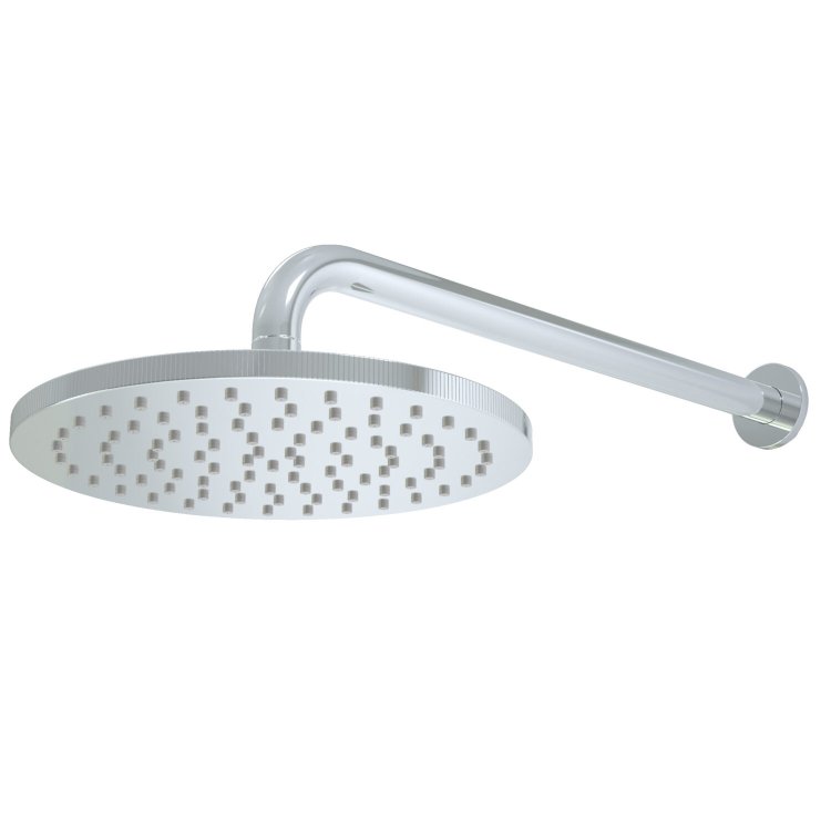 Scudo Core Chrome Round Shower Arm and Head