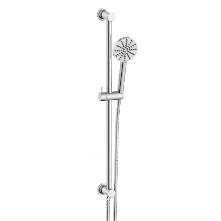 Scudo Chrome Concealed Shower Riser Rail