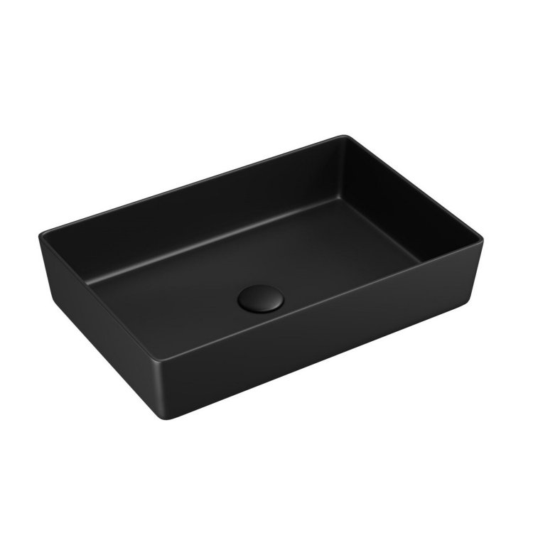 Scudo Core Matt Black Countertop Basin