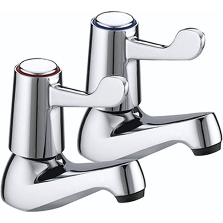Bristan Lever Basin Taps with 3 Inch Levers-1