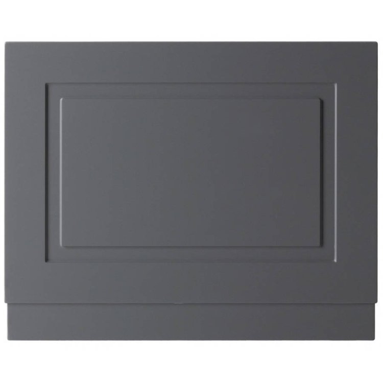 Kartell-Astley-700mm-Matt-Grey-Bath-End-Panel