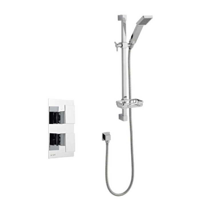 Kartell-Element-Thermostatic-Concealed-Shower-Valve-with-Adjustable-Slide-Rail-Kit