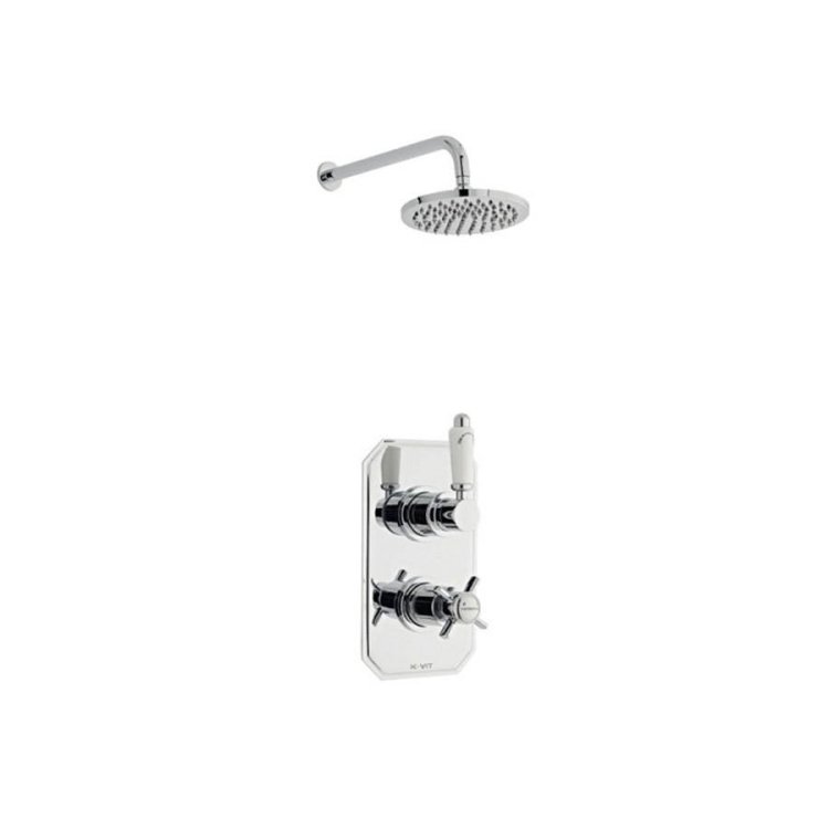 Kartell-Klassique-Thermostatic-Concealed-Shower-Valve-with-Fixed-Overhead-Drencher