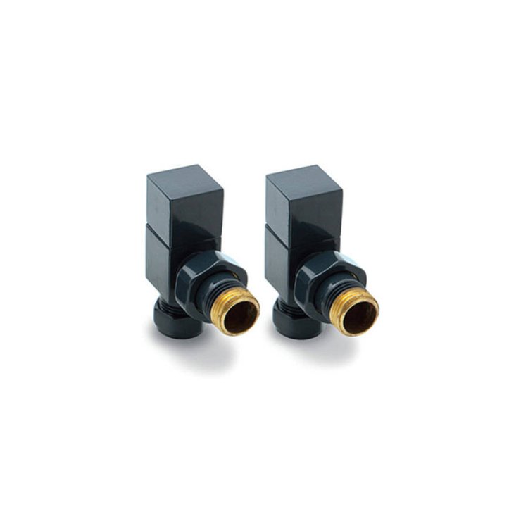 Reina-Loge-Anthracite-Angled-Valve